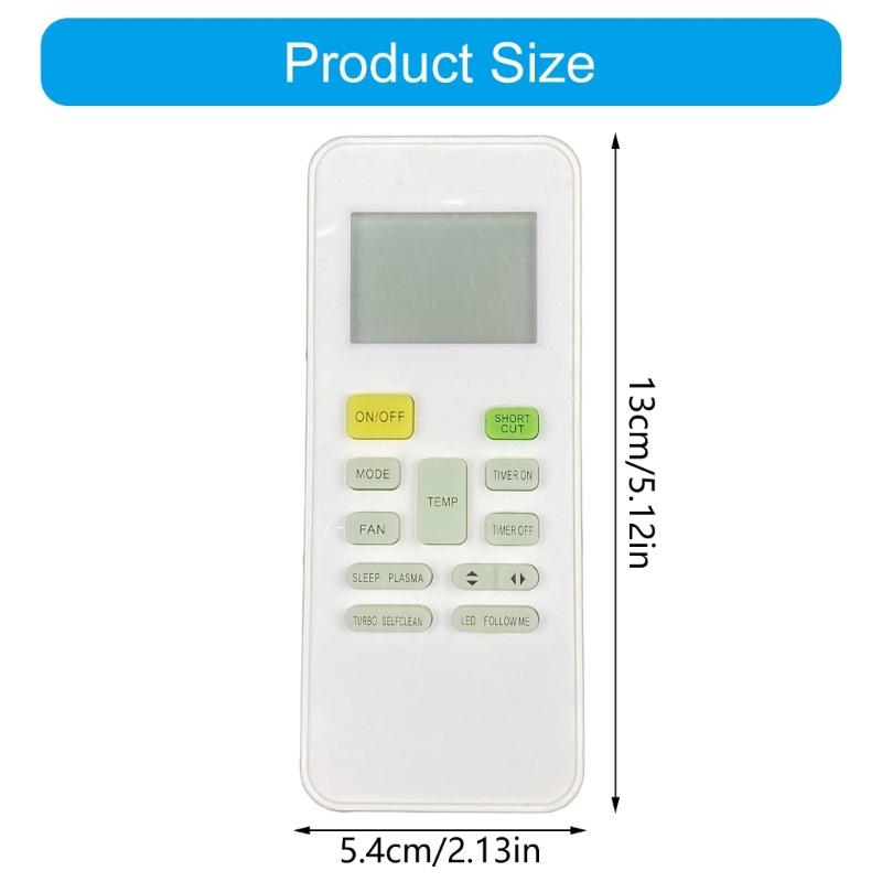 Ergonomically Remote Controller Intelligent Energy Saving Mode for RG52A8 BGEF Air Conditioner Remotes Comfortable Use