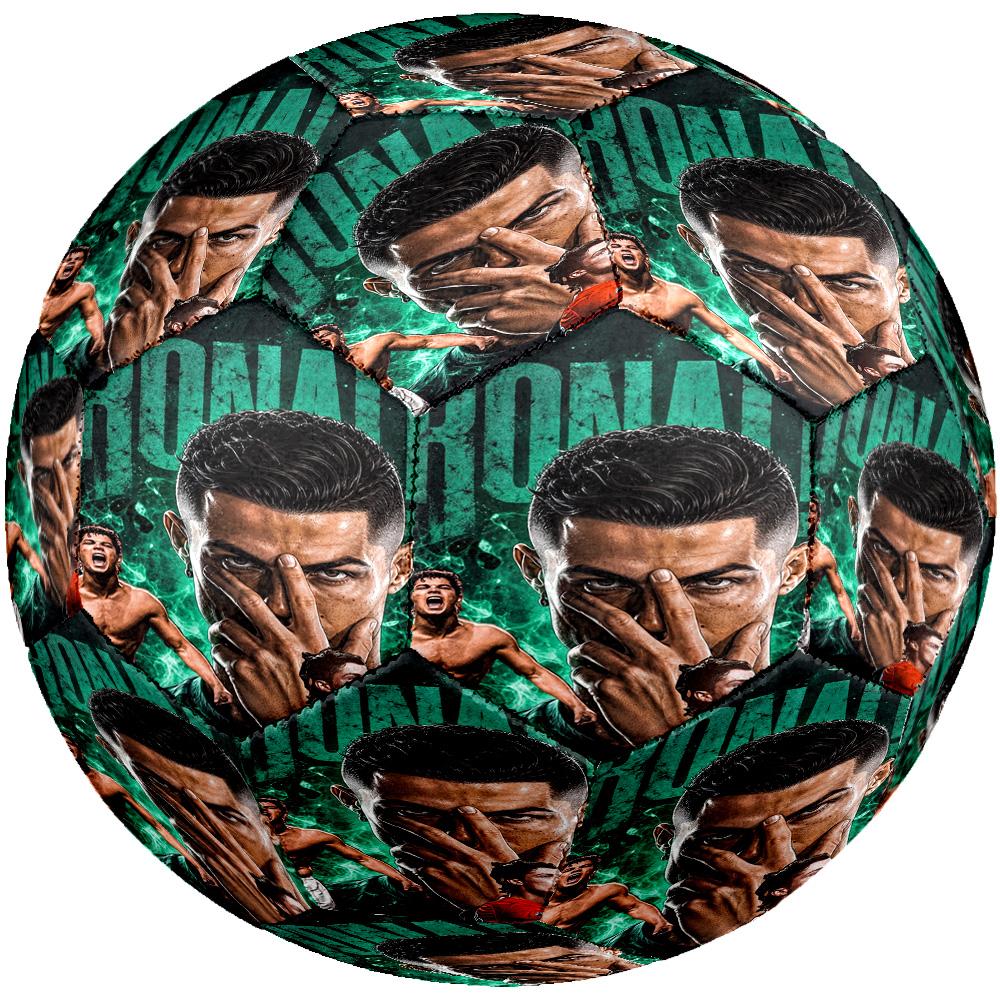 Ronaldo's World Cup Glory Size 5 Soccer Football Machine Sewn Indoor/Outdoor Training and Matches Sports Enthusiast Gifts