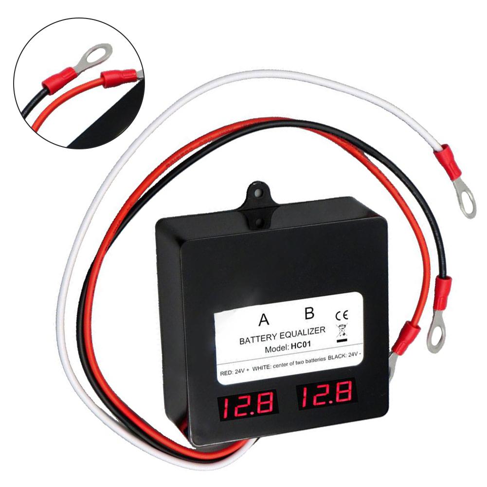 Battery Balancer LED Display Battery Equalizer Protection Tools 24V 48V Battery Charge Discharge HA01 HC01 Voltage Balancer