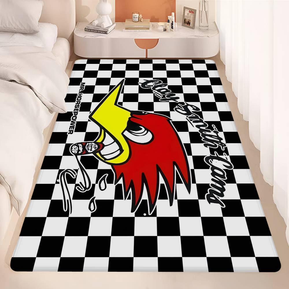 Mr H-Horsepower Clay Smith Floor Mat Rectangle Anti-slip Home Soft Badmat Front Door Indoor Outdoor Mat Hotel Decor Mat