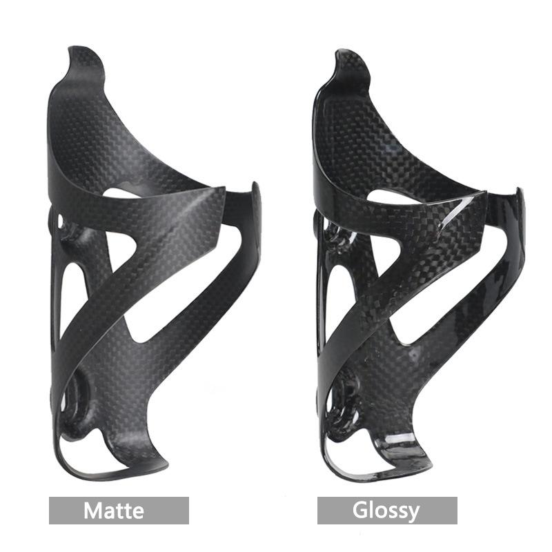 3K Full Carbon Fiber Bicycle Water Bottle Cage Matte/Glossy MTB Road Bike Bottle Holder Ultra Light Carbon Fiber Cycle Equipment