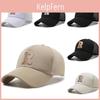 Trendy Embroidered Letter Baseball Cap Adjustable Breathable Sun Protection For Summer Outdoors