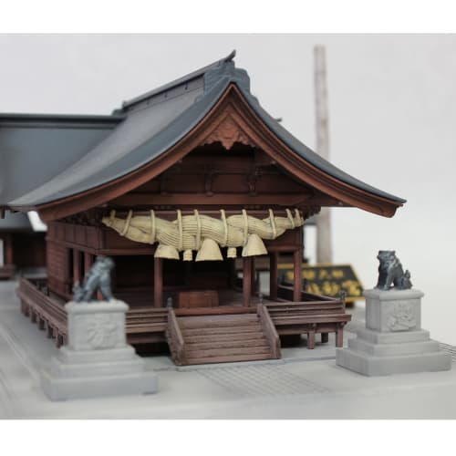 PM Office A 1/150 Scale Plastic Model Kit: Suwa Taisha Shrine, Shimosha Akimiya, the Ichinomiya Shrine of Shinano Province