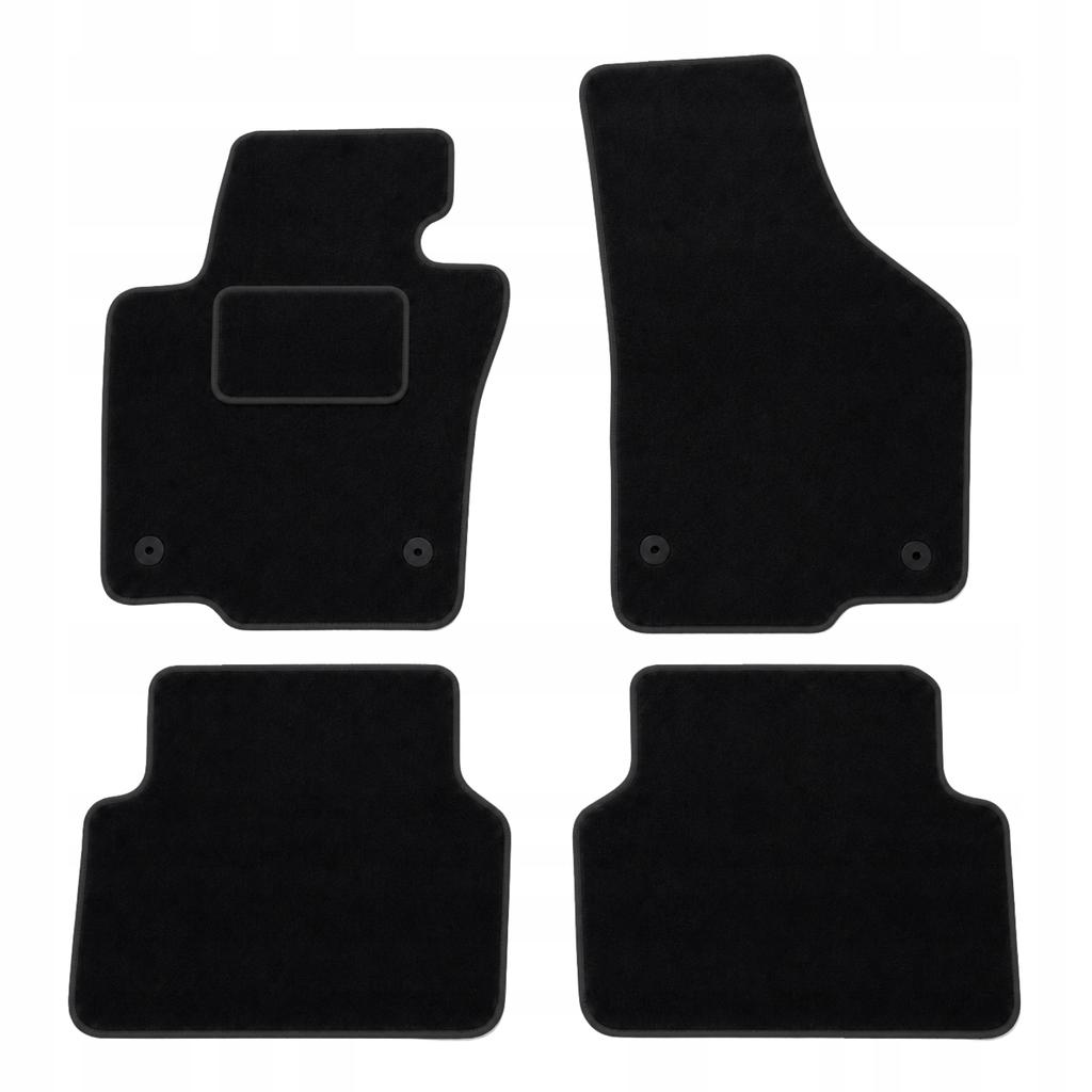 Dywaniki Welurowe Volkswagen Tiguan 1 I 2007 - 2016 Maty Do Auta B