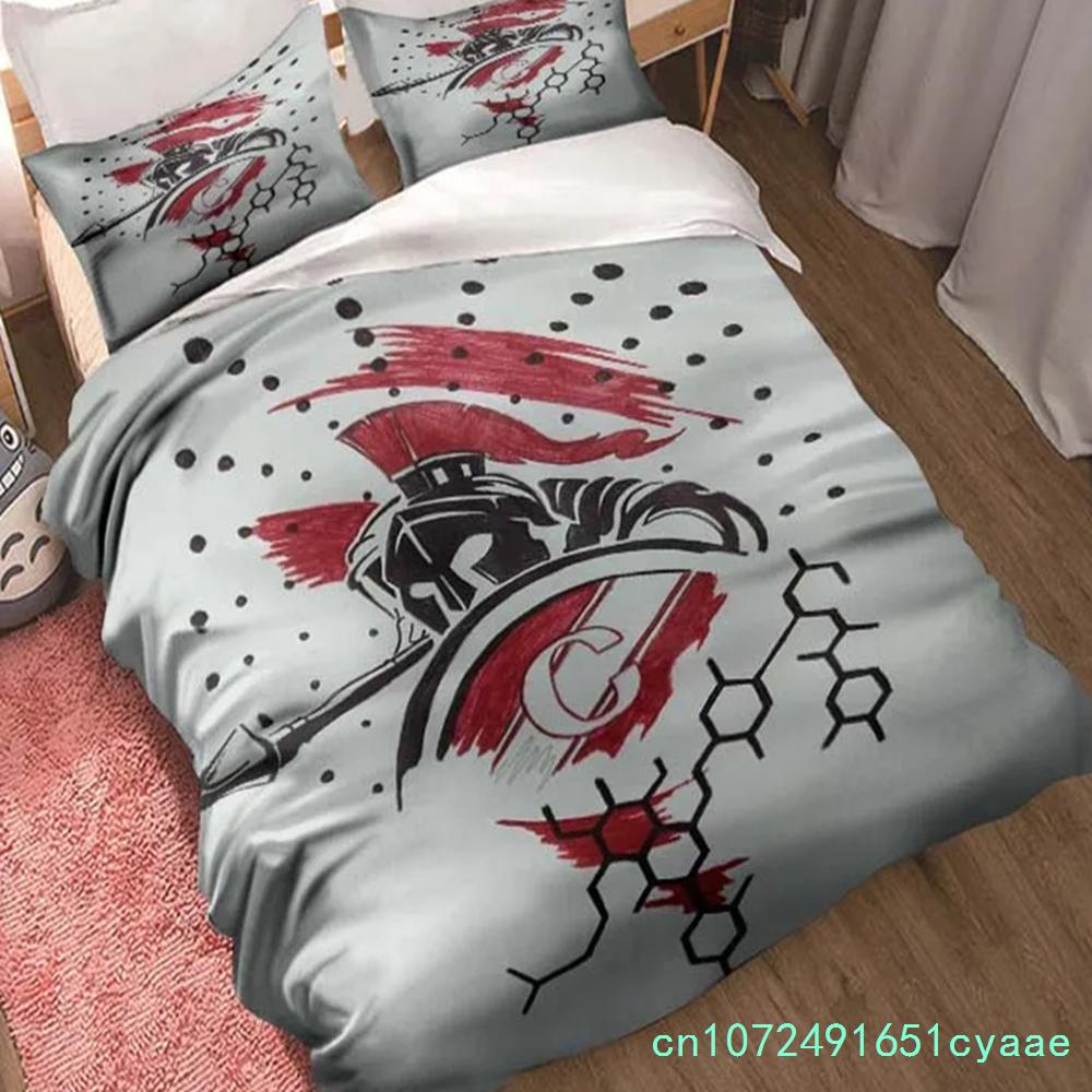 FC Spartak Moscow Football Print Bedding Set Cute Quilt Cover Bed Cover With Pillowcase Custom Bedding