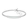 Locket Series Silver Pendant Chain Bracelet Women Bracelets 5528194