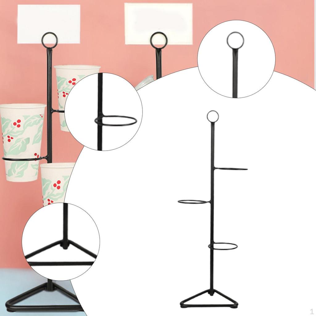 Coffee Cup Holder Mug Rack Compact for Counter Storage Organizer Kitchen Cabinet
