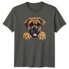 Cute Bullmastiff Dog Peekaboo Pet Puppy Animal Lover TShirt