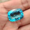 Beautiful Jewelry Making Sky Blue Topaz Shade Long Cushion Glass Stone, 22.60 Carat, 22x16x10 MM Size.