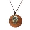 Handmade Nepal Buddhist Mala Bead Pendant Necklace Ethnic Wooden Bead Long Jewelry Gifts For Women