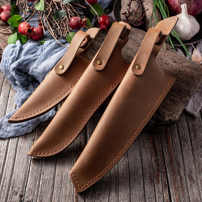 PU Leather Sheath Holder For Knife Flashlight Tool Belt Loop Case Camping Outdoor Carry Holster Tactical Equipment Hunting Gear Multipurpose Pouch