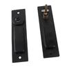 Sliding Door Mortise Lock with 2 Keys Zinc Alloy   Recessed Handle     for Wood Furniture Hardware