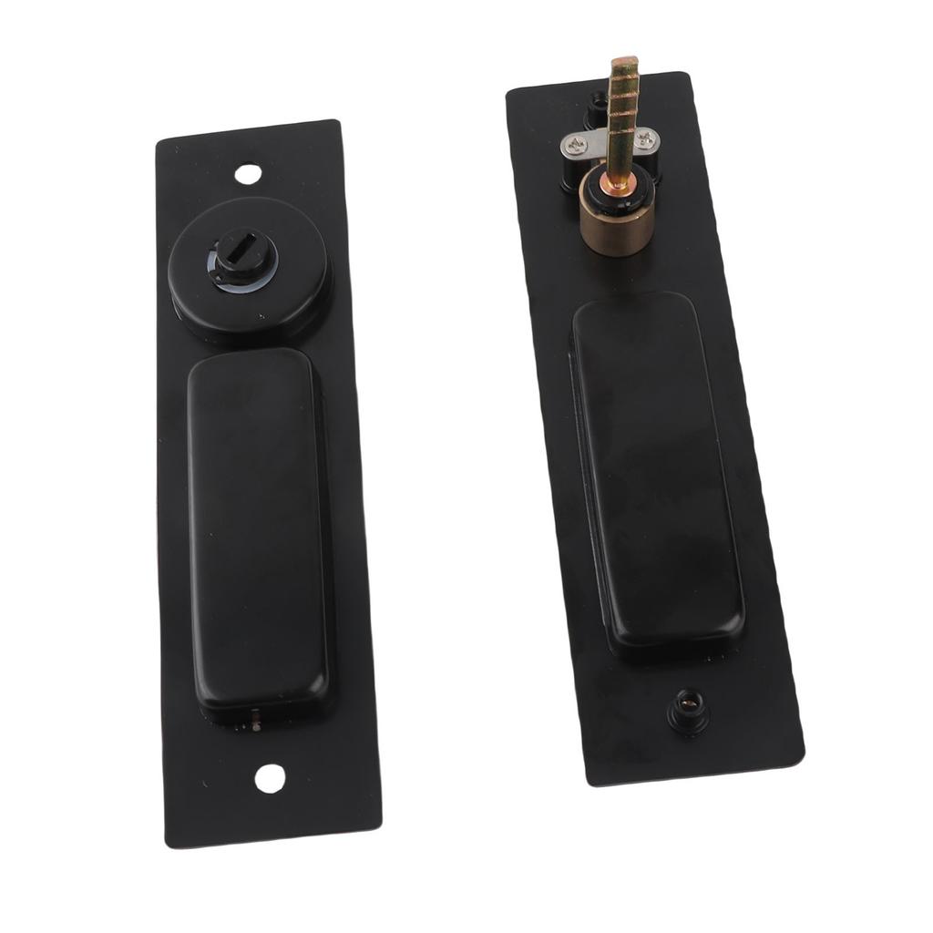 Sliding Door Mortise Lock with 2 Keys Zinc Alloy   Recessed Handle     for Wood Furniture Hardware