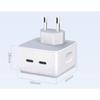 Multi-port PDF35W Charger Suitable for Apple 15 Mobile Phone IPhone 16 Tablet Fast Charging Head 40W Charging Head Set