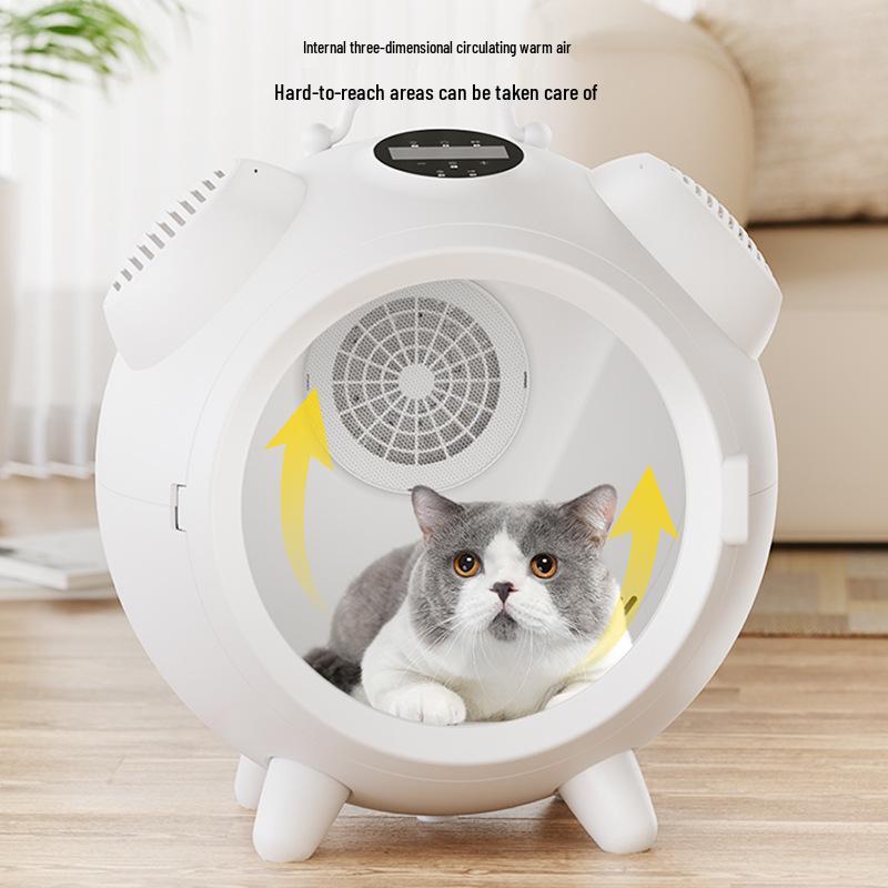 Smart Pet Dryer: Silent, Temperature-Controlled Drying Box for Cats and Dogs