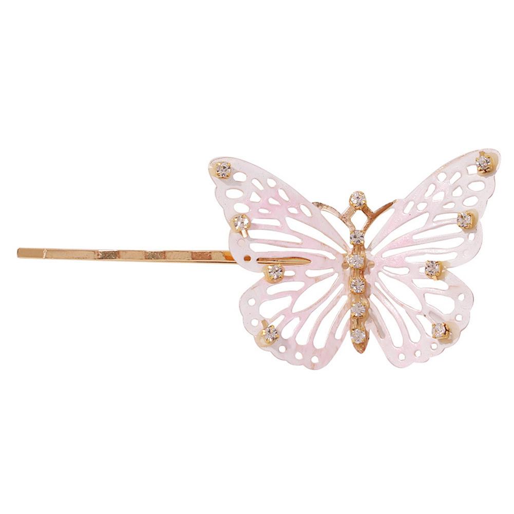 Damen Mode Metall Tierform Strass Haarspange zum Frisieren