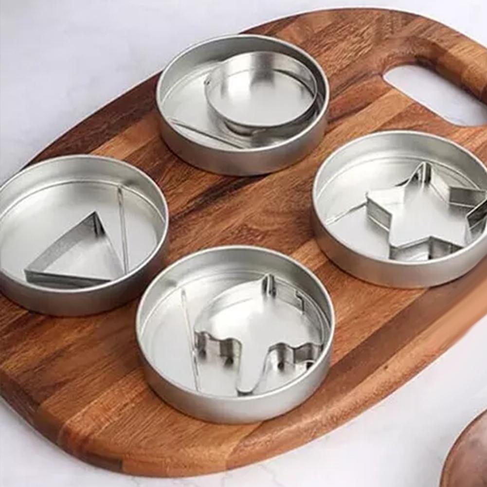 12 PCS Set Sugar Cookie Mold Korean TV Games Candy Maker Korean Game Honeycomb Cookies Stainless Steel Kit For Fans