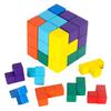 Casse Tete 3D Wooden Cube Puzzle IQ Logic Training Brain Teaser Puzzles Rompecabezas Montessori Educational Toys