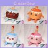 Pancake Chocolate Cake Story Plush Toy Soft Fruit Shaped Gift For Kids And Collectors