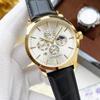 Business Casual Men's Automatic Stainless Steel Mechanical Watch Leather Strap