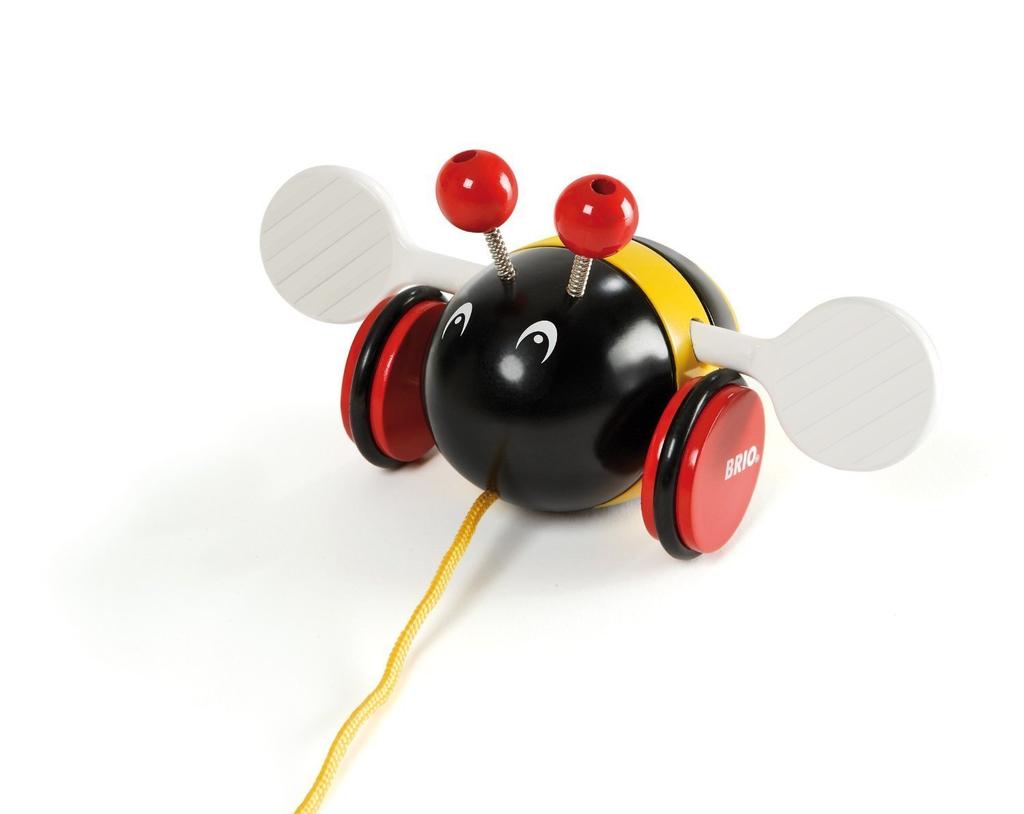 BRIO Bumblebee Pull Toy [Wooden Toy] 30165 [Parallel Import]
