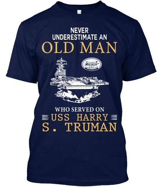 Uss Harry S Truman Cvn 75 T shirt Made in the USA Size to 5XL S