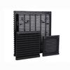 Black Vent Grille Waterproof Louver Vent Air Ventilation System Fan Grille  Electric Cabinet
