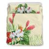 Quilt Cover Set Hawaii Turtle and Colorful Hibiscus Bedding Set Home Textiles