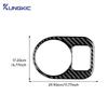 DJWX5 Real Soft Carbon Fiber For Seat Altea 2004 2005 2006 2007 2008 2009 2010 2011-2016 Altea XL Car Headlight Switch Frame Sticker