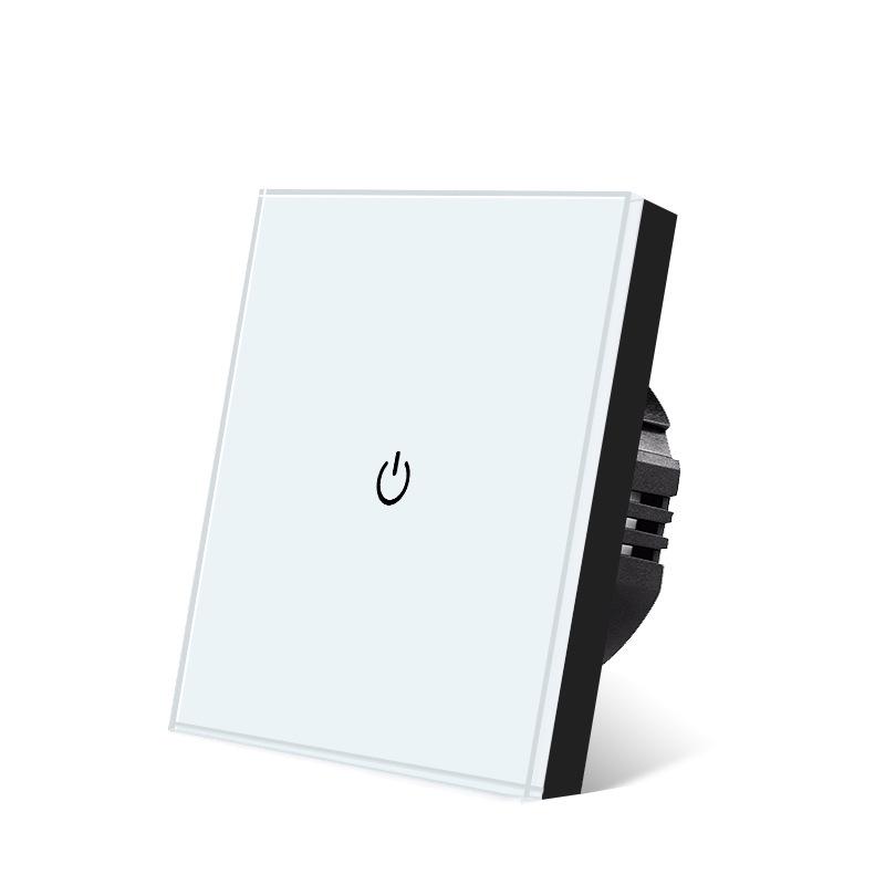 Europäischer Standard Gehärtetes Glas Intelligentes Touch-Wandschalterpanel