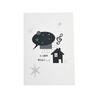 A6 Ins Clover House Strawberry Fixed-page Journal Cute Aesthetic Collage Notebook for Scrapbooking Diary for Daily Writing