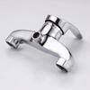 G1/2in Polished Chrome Finish Wall Mounted Bathroom Bathtub Shower Tap Mixer Faucet Lifting Type Zinc Alloy Shower Faucet Holder