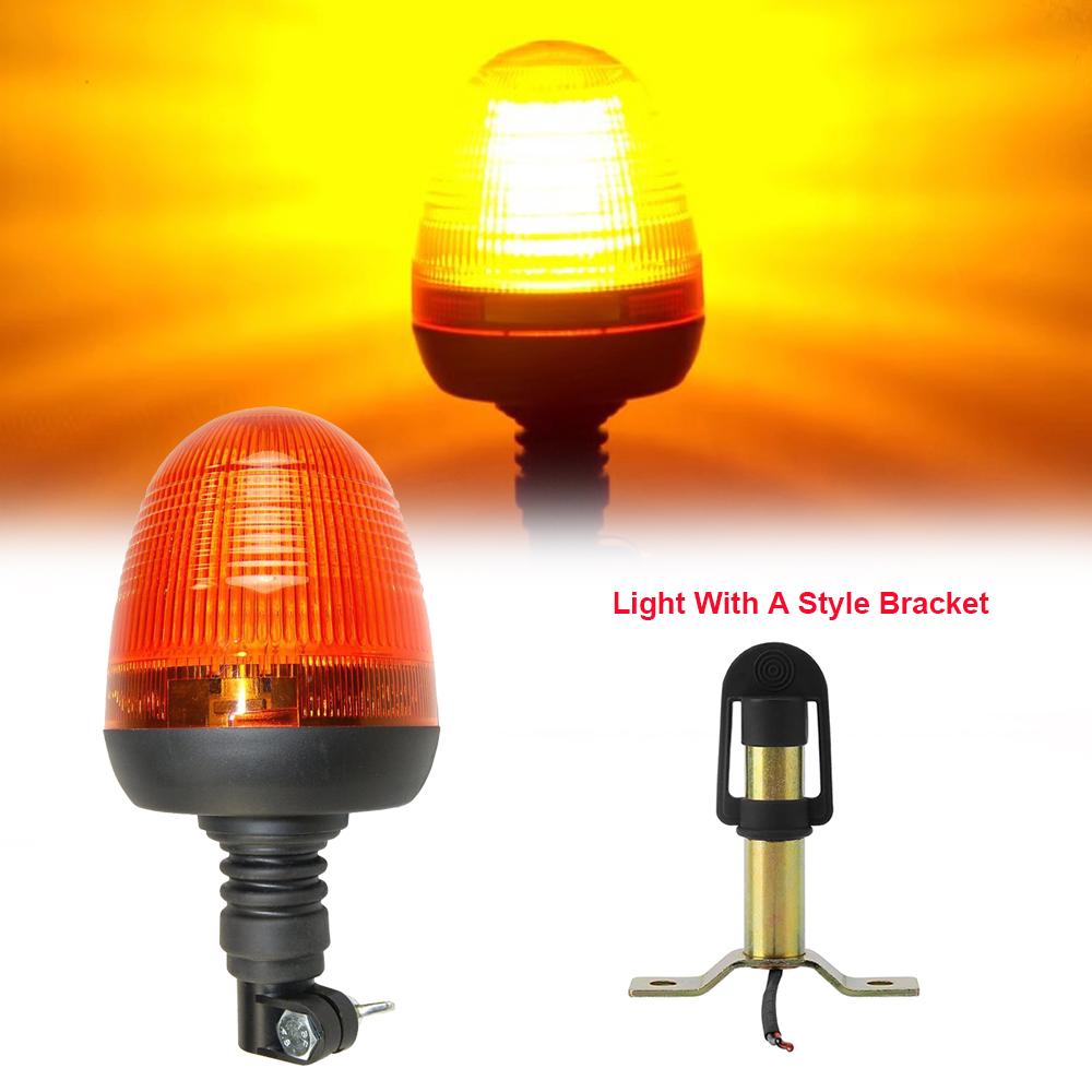 Amber LED Strobe Light for Truck Agriculture Beacon Lamp Flashing Warning Vehicle Emergency Security Alarm 60 LED 12V 24V Yellow