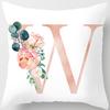 New Fashion 26 English Letter Pattern Cushion Cover Home Fabric Sofa Modern Style Pillow Cover