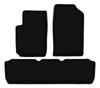 BASIC Black Velour Floor Mats For: Citroen Xsara Picasso Minivan (1997-2010)