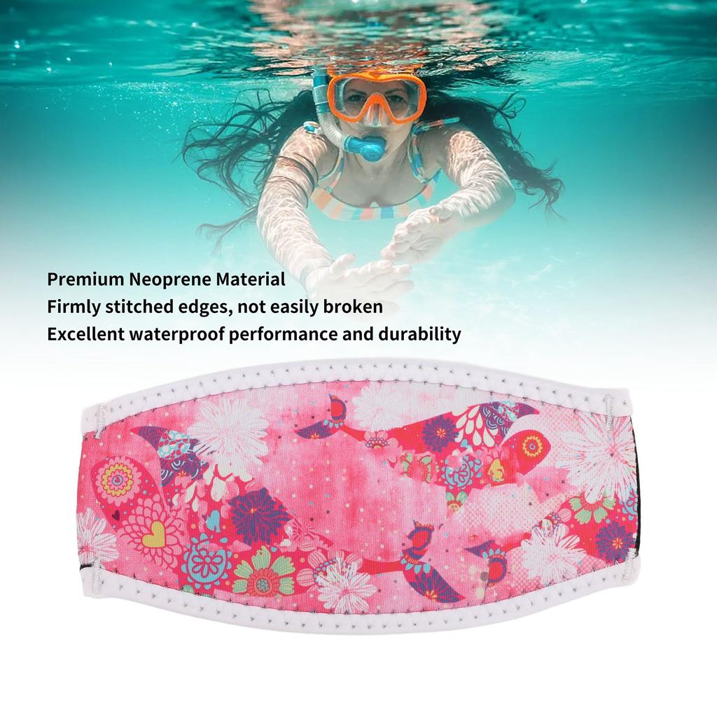 Diving Goggles Strap Cover Double Layer Neoprene Dive Face Cover Strap Hair Protector for Swimming Snorkeling