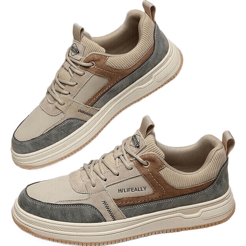 HLA Men s Retro Patchwork Casual Sneakers 40 EU
