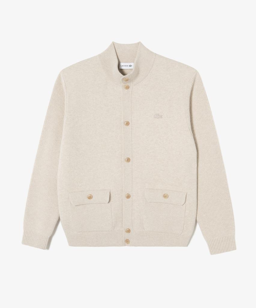 LACOSTE Men'S Button High-Neck Knit Jacket Ah192E-56N I18