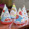 10Pcs Rainbow Birthday Party Hats Colorful Cone Paper Hats for Kids Boys Girls Adults Party Decoration