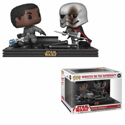 Funko - Star Wars - Balení 2 figurek POP! Bobble Head Finn vs Kapitán Phasma 9 cm