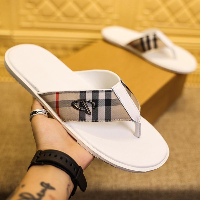 Flip Flops Summer New Men's Shoes Trendy Brand Indoor Outdoor Open-toe Sandals Light Casual Slippers Men