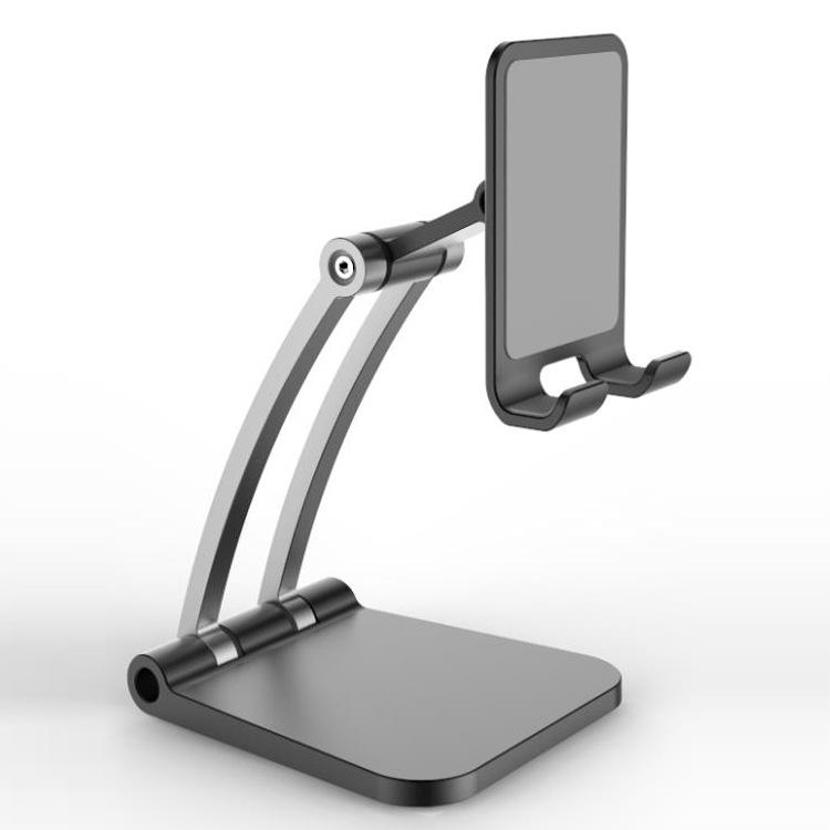 Mobile Phone Holder Stand 360 Degree Adjustable Tablet Stand Desktop Holder Mount for IPhone IPad aluminum+abs