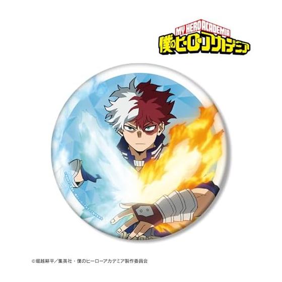 My Hero Academia Shoto Todoroki BIG Can Badge (6 Inch) Paper, Tin