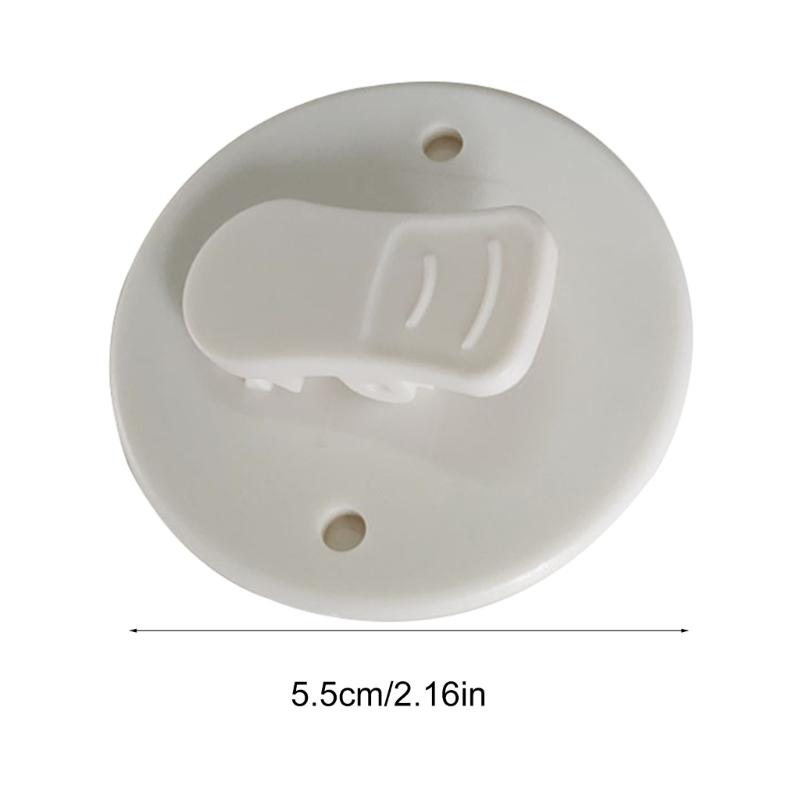 Pack of 10 Shower Splash Guards Clip Windproof Self Adhesive Shower Curtain Clip Bathroom Curtain Weight Clip Clamps