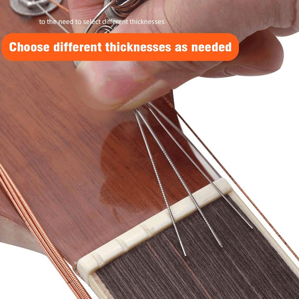 1set Guitar Repair Tools With 13pcs Luthier Tools Guitar Nut Repair Tools Slotting File Saw Rods Slot Filing Set Accessories