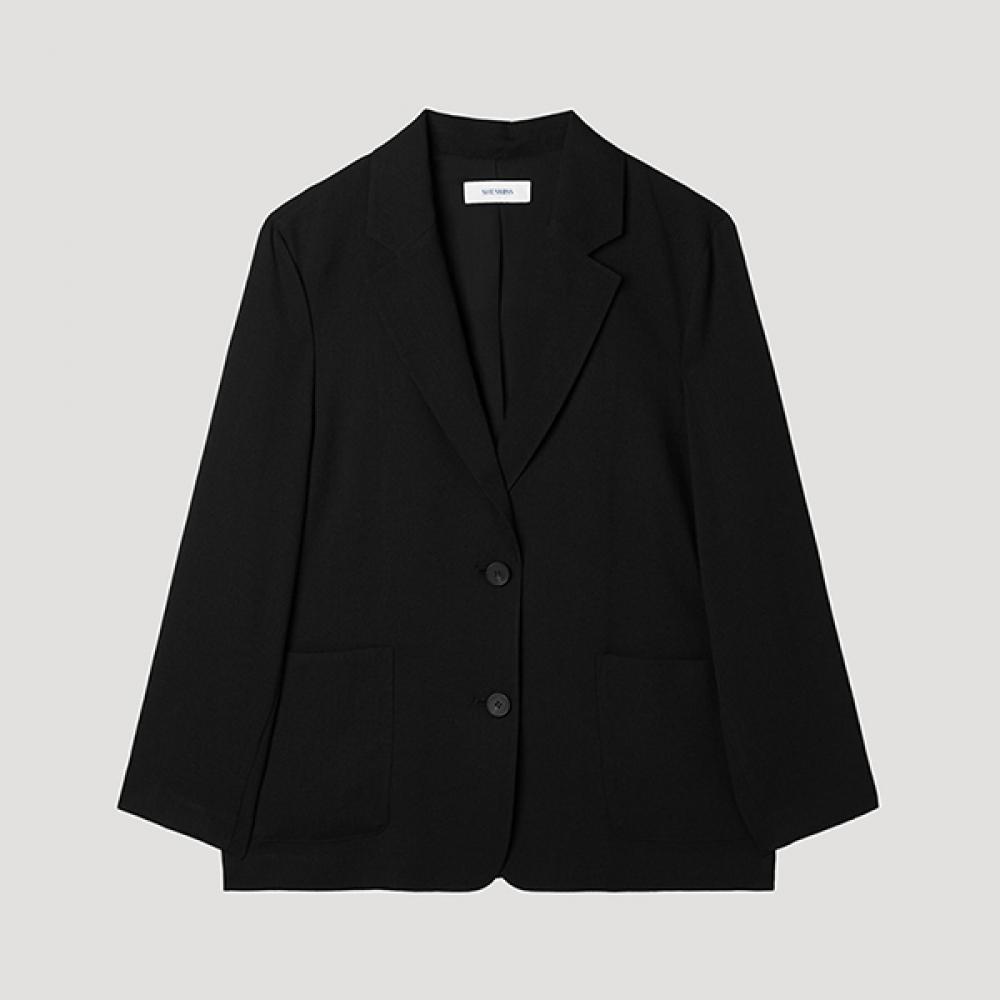 

[She S miSS] базовый пиджак на двух пуговицах Swwjkp22040 Bk blacks/55