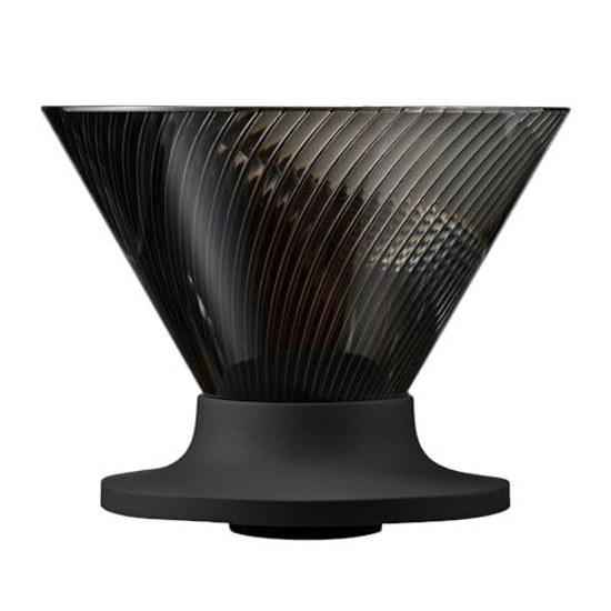 HARIO V60 Dripper NEO 1-4 cups Tritan Resin Spiral Rib Black Made Japan VDN-02-B