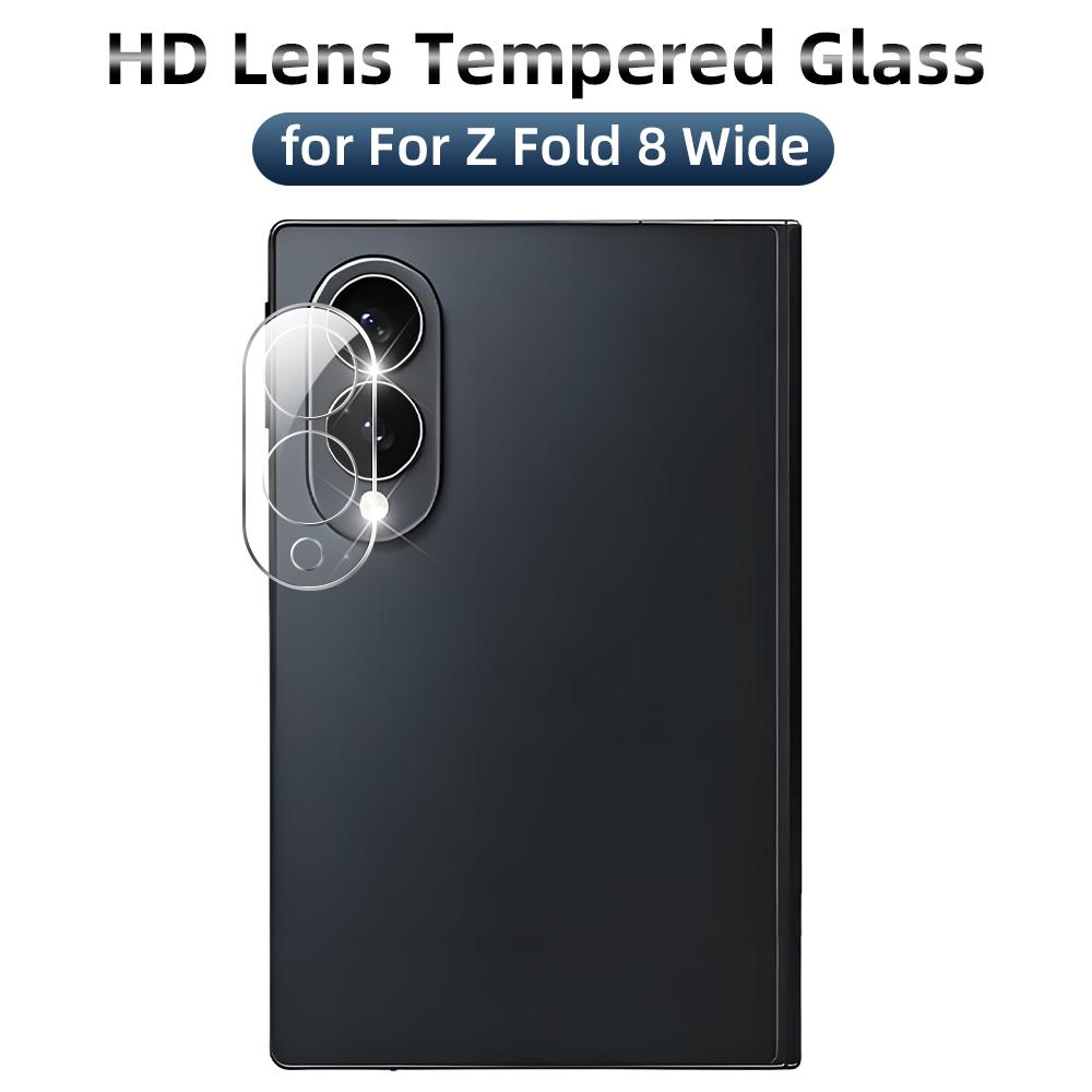 Szkło hartowane 9H do Samsung Galaxy Z Fold 8 Szerokokątny obiektyw tylnej kamery HD Folia ochronna zapobiegająca zarysowaniom i odciskom palców Akcesoria
