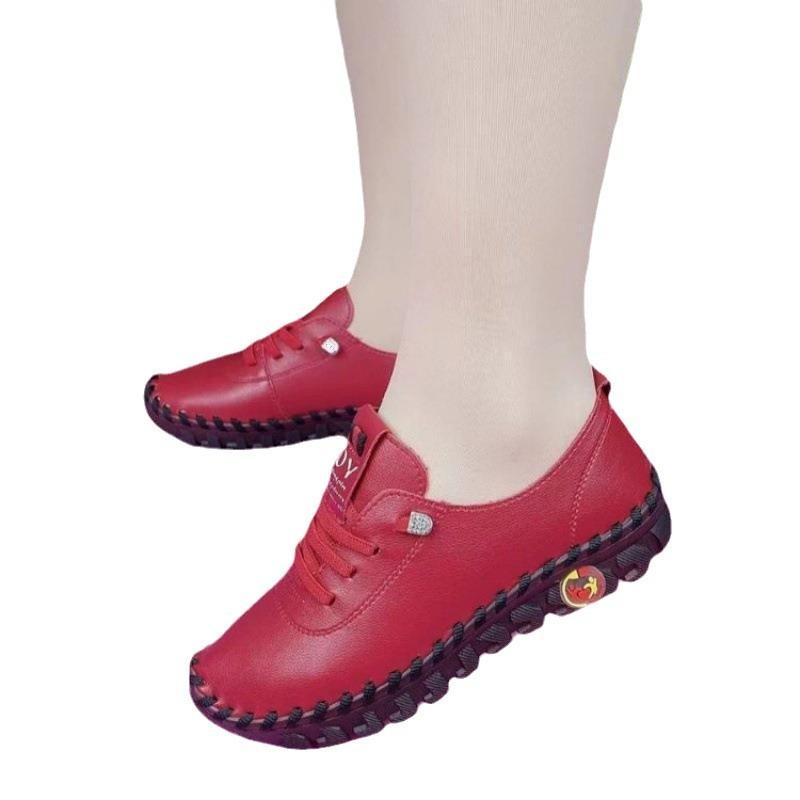 New beef tendon soft-soled mother shoes women's spring and summer flat-soled single shoes casual shoes