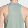 Adidas Airchill Slim Fit Round Neck Comfortable Casual Vest Men Vests Silver-Green JI8201